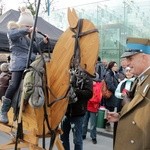 Widowisko batalistyczne "Za Polskę" w centrum Wrocławia