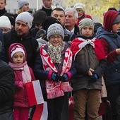 ▲	Uroczystości zgromadziły całe rodziny.