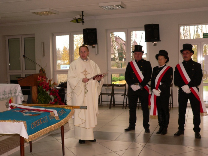 Poświęcenie sztandaru kominiarzy