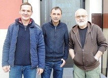 Reprezentanci głównych organizatorów 1. Światowego Dnia Ubogich w Bielsku-Białej