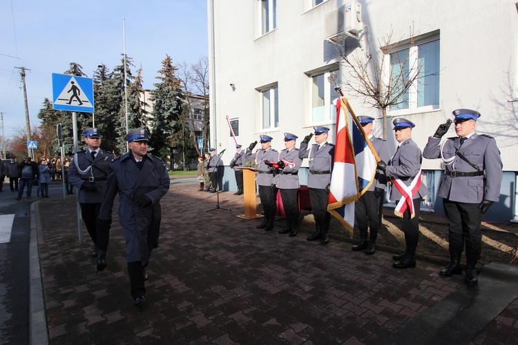 Odsłonięcie tablicy pamiątkowej w Łowiczu