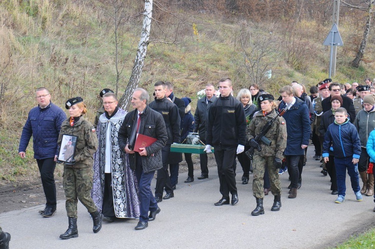 Pogrzeb por. Bolesława Kozuba, żołnierza gen. Stanisława Maczka