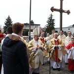 Poświęcenie wieży kościoła w Prokocimiu