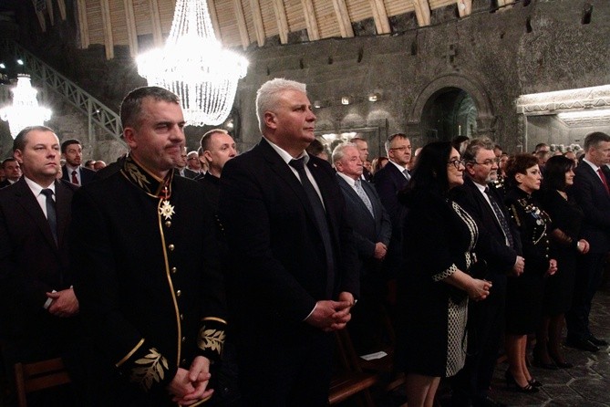 Poświęcenie komory Jezioro Wessel oraz Barbórka 2017 w Wieliczce