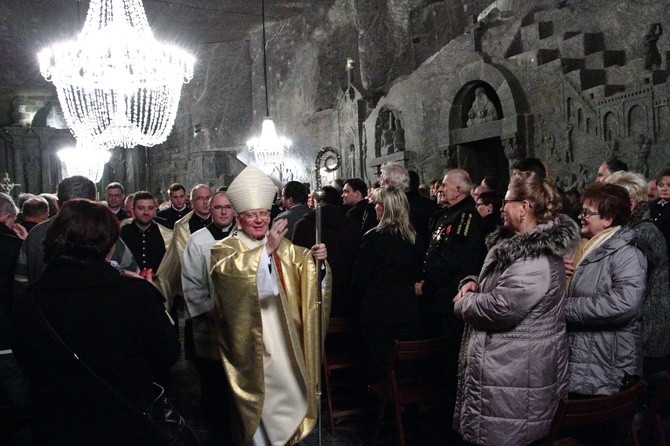 Poświęcenie komory Jezioro Wessel oraz Barbórka 2017 w Wieliczce