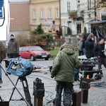 Na planie filmowym "Ojca Mateusza"