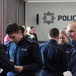 Poświęcenie pojazdów i opłatek gdańskich policjantów