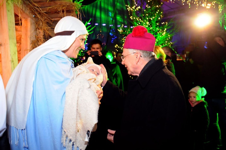 Żywa szopka u franciszkanów 2017