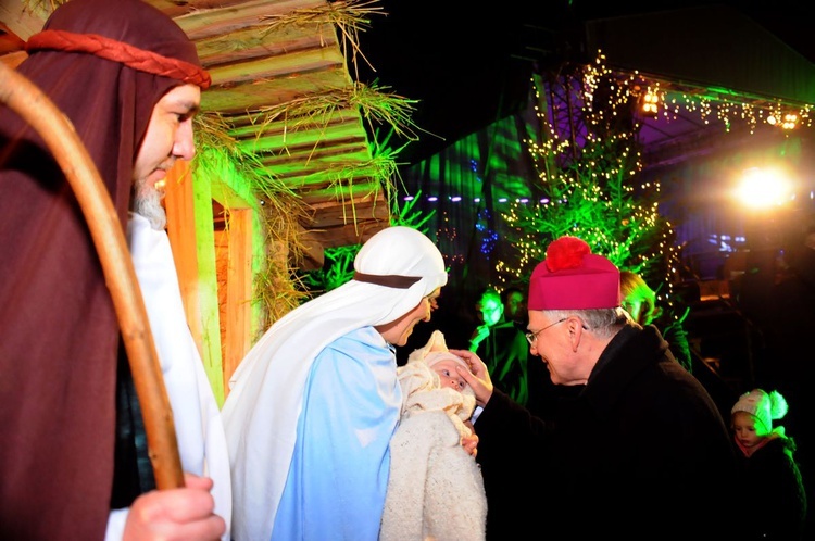 Żywa szopka u franciszkanów 2017