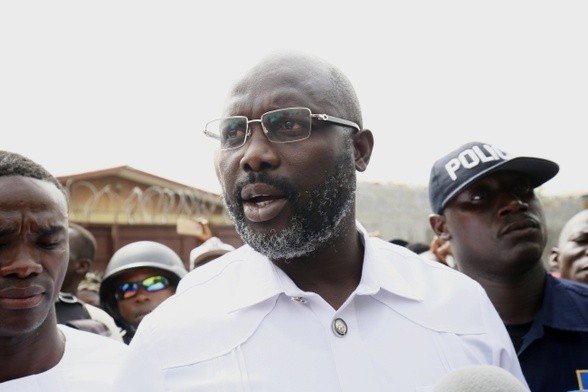 Wybitny afrykański piłkarz George Weah został prezydentem Liberii