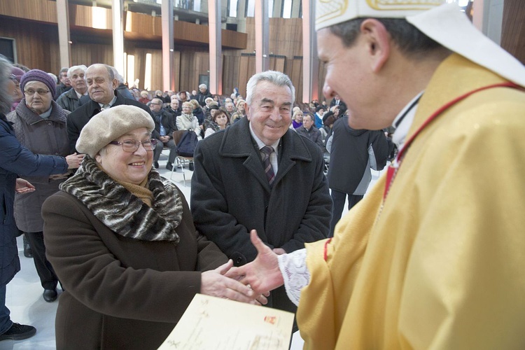 Jubileusze małżeńskie w Świątyni Opatrzności Bożej