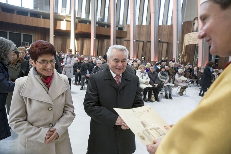 Jubileusze małżeńskie w Świątyni Opatrzności Bożej