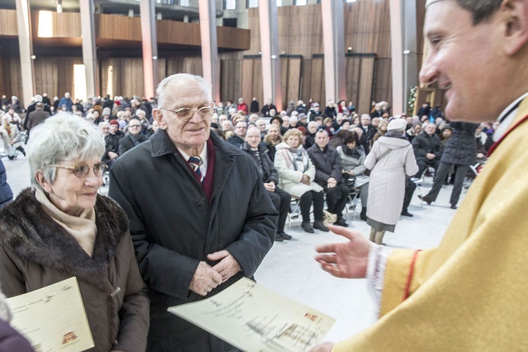 Jubileusze małżeńskie w Świątyni Opatrzności Bożej