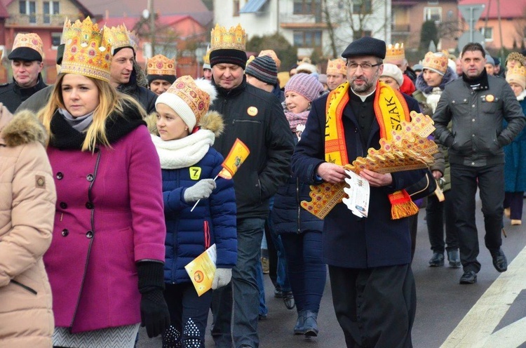 Orszak Trzech Króli w parafii Potok Stany