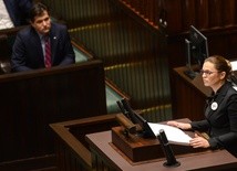 Sejm: Antyklerykalne wątki w wystąpieniu promotorki proaborcyjnego projektu
