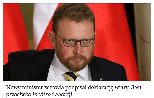 Zdumiewajacy wpis ks. Lemańskiego o nowym ministrze zdrowia