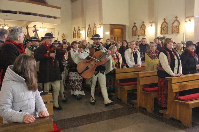 Opłatek górali w Ochotnicy Górnej