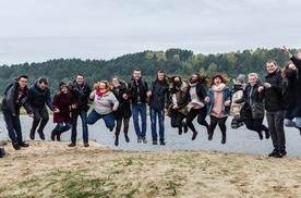 Studenci z Duszpasterstwa Młodych na Poczekajce jednoczą się nie tylko w trakcie sesji. 