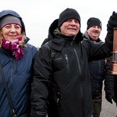 ▲	Podczas Mszy św. górnicy odmówili akt zawierzenia Matce Bożej Jutrzence Nadziei.