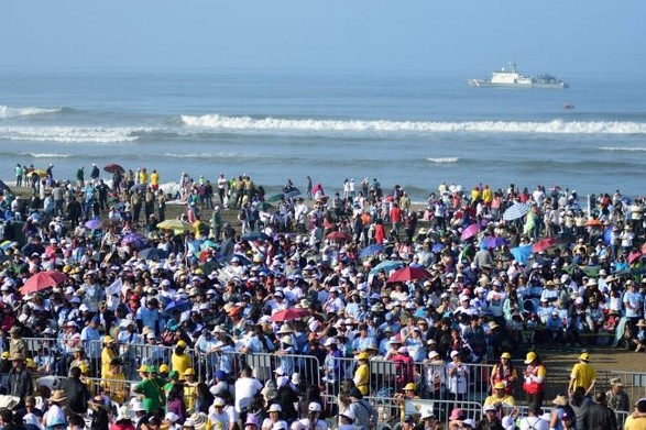 Nadmorski bulwar Huanchaco w Trujillo