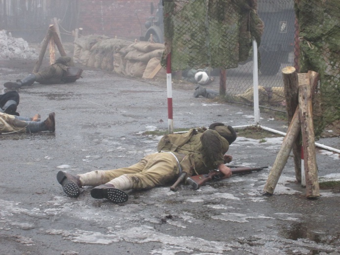 Rekonstrukcja walk o Miechowice z 1945 roku