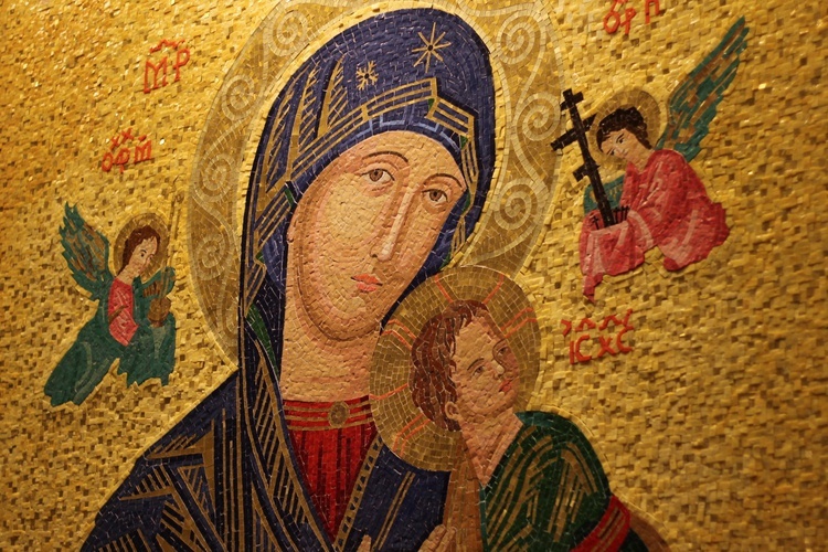 Poświęcenie mozaiki Matki Bożej Nieustającej Pomocy