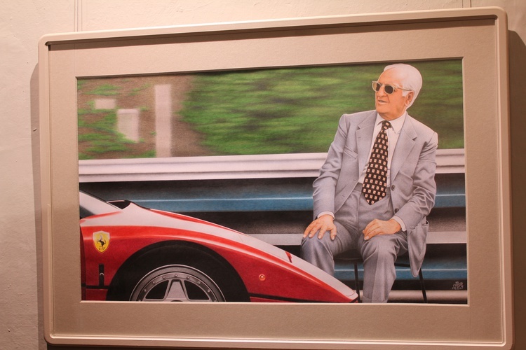 Ferrari - wystawa rysunków Mariana Huli