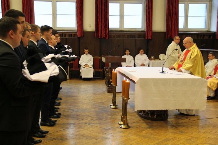 Obłóczyny w Wyższym Śląskim Seminarium Duchownym