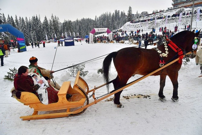 Góralskie wyścigi na śniegu