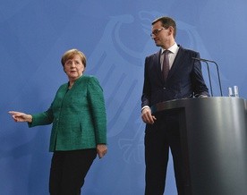 Premier Morawiecki i kanclerz Merkel podkreślali znaczenie dobrej współpracy gospodarczej, choć akcentowali też różnice, np. w kwestii Nord Stream 2.