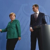 Premier Morawiecki i kanclerz Merkel podkreślali znaczenie dobrej współpracy gospodarczej, choć akcentowali też różnice, np. w kwestii Nord Stream 2.