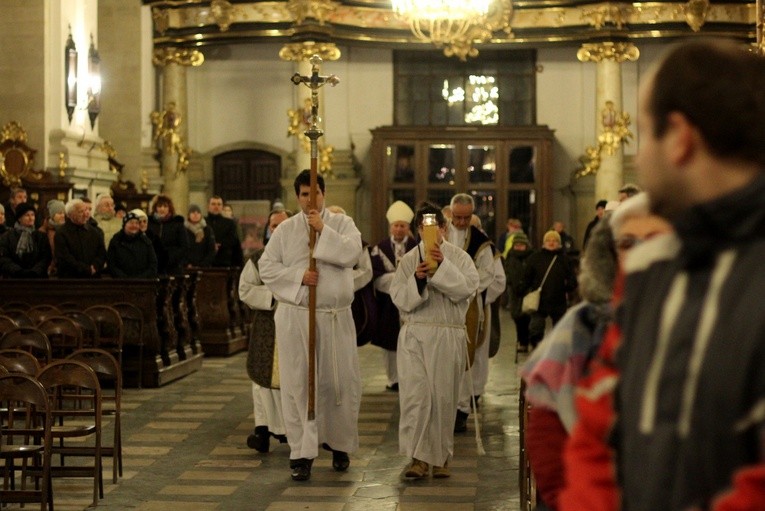 Liturgia stacyjna w kościele Świętych Piotra i Pawła
