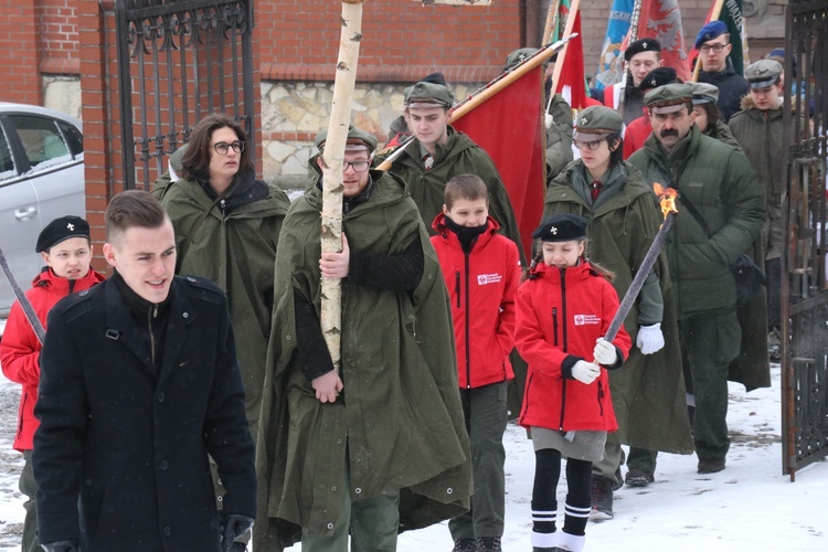 Instalacja obrazu błogosławionego druha "Wicka"