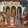 Giotto di Bondone
Wypędzenie przekupniów ze świątyni 
fresk, 1303–1305
kaplica Scrovegni, Padwa