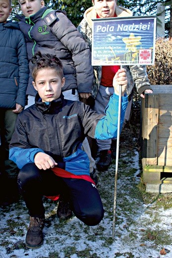 Jedną z akcji są Pola Nadziei.