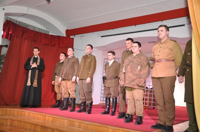 Spektakl teatralny o żołnierzach wyklętych we wrocławskim seminarium