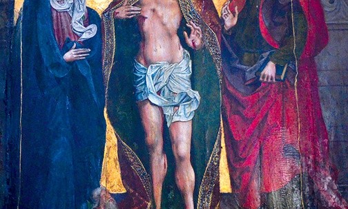Obraz „Pięciu ran Chrystusa” w Kurozwękach.