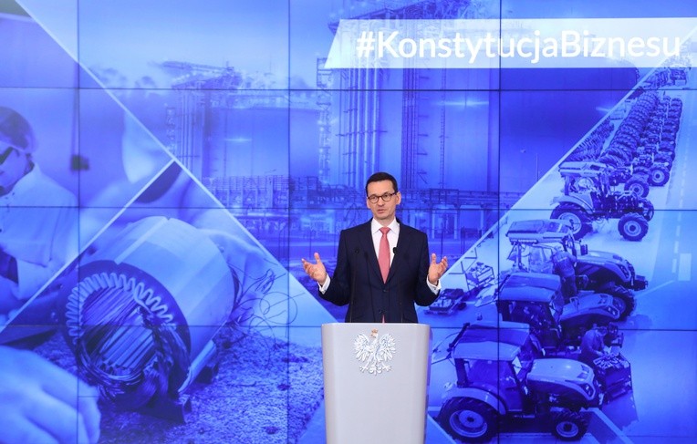 Morawiecki o Konstytucji Biznesu: Budujemy zaufanie między administracją a biznesem