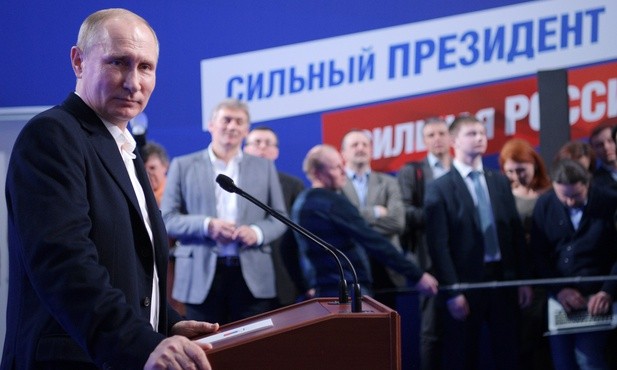 Wybory w Rosji: Rekordowe poparcie dla Putina 