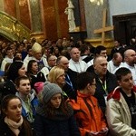 Pielgrzymka maturzystów - aula i bazylika