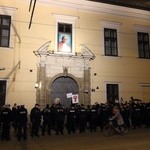 Czarny protest na ul. Franciszkańskiej