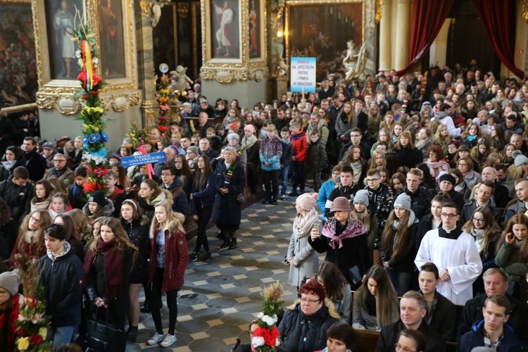 Spotkanie młodych w Niedzielę Palmową 