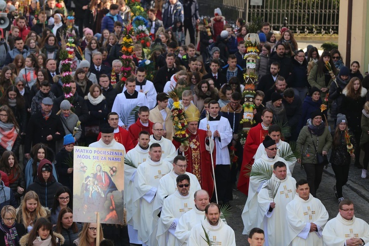 Spotkanie młodych w Niedzielę Palmową 