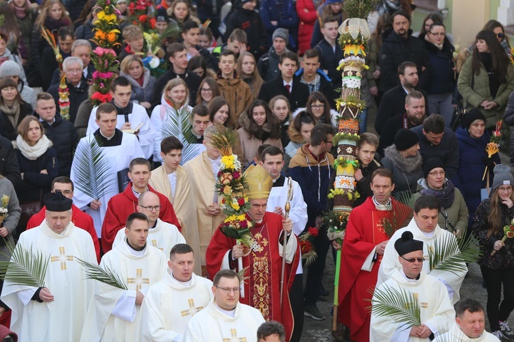 Spotkanie młodych w Niedzielę Palmową 