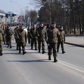 Przysięga żołnierzy obrony terytorialnej w Stalowej Woli