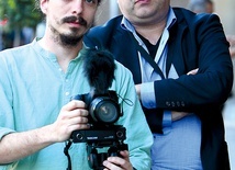 Michał Król (z lewej) i Maciej Grabysa – autorzy jednego z nagrodzonych filmów.