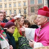 Święcenie pokarmów wielkanocnych w Krakowie 2018