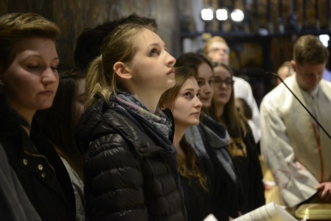 Pielgrzymka łódzkich maturzystów na Jasną Górę