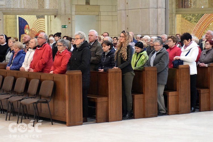 Pielgrzymka diecezji świdnickiej do Krakowa-Łagiewnik