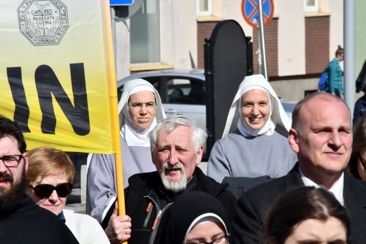 Koronka do Bożego Miłosierdzia w centrum Koszalina